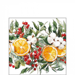Papírszalvéta Winter Oranges  25x25cm