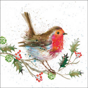 Papírszalvéta Winter robin