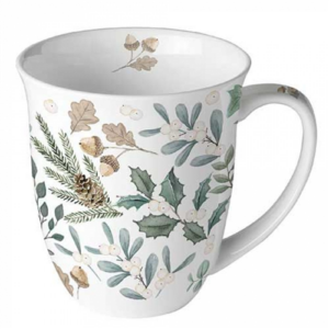 Porcelánbögre Collection of leaves