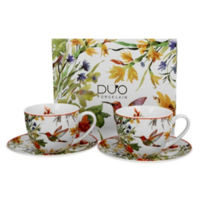 Porceláncsésze+alj Linnea