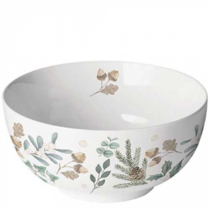 Porcelántál Collection of leaves