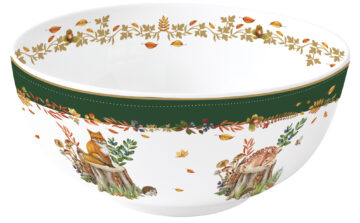 Porcelántál 23cm, Forest Dream