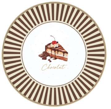 Porcelán tortatál 32cm, dobozban, Sweet Moments