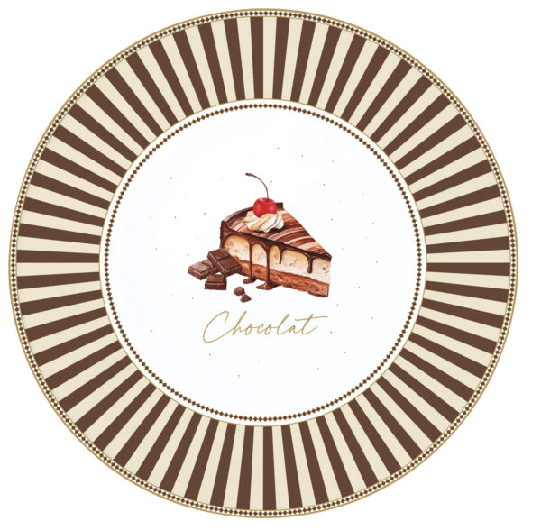 Porcelán tortatál 32cm, dobozban, Sweet Moments