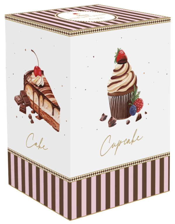 Porcelánbögre 600ml, dobozban, Sweet Moments