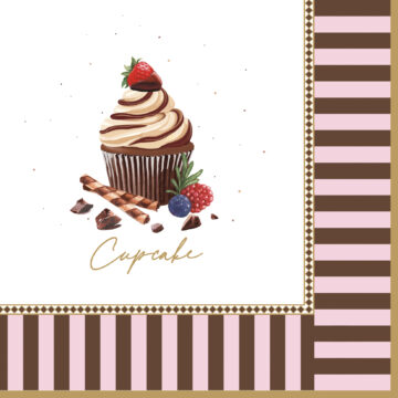 Papírszalvéta 33x33cm, 20db-os, Sweet Moments