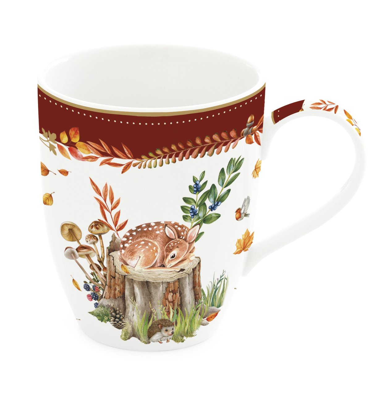 Porcelánbögre 350ml dobozban, Forest Dream