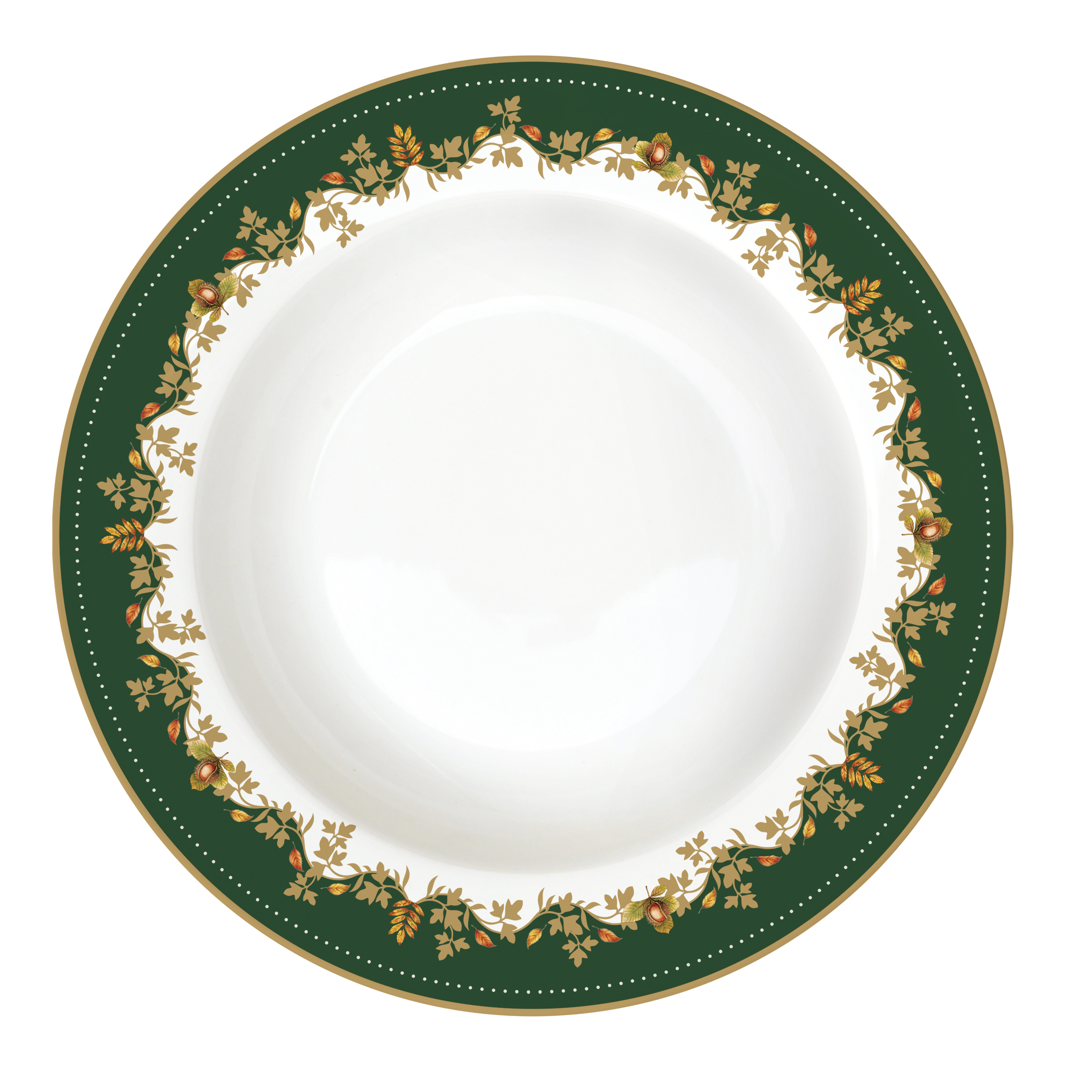 Porcelán mélytányér 21,5cm, Forest Dream