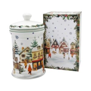 D.G.68931 Porcelán keksztároló 11x19cm