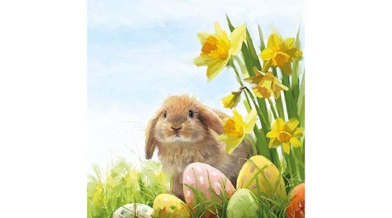 AMB.23301640 Fluffy papírszalvéta 33x33cm