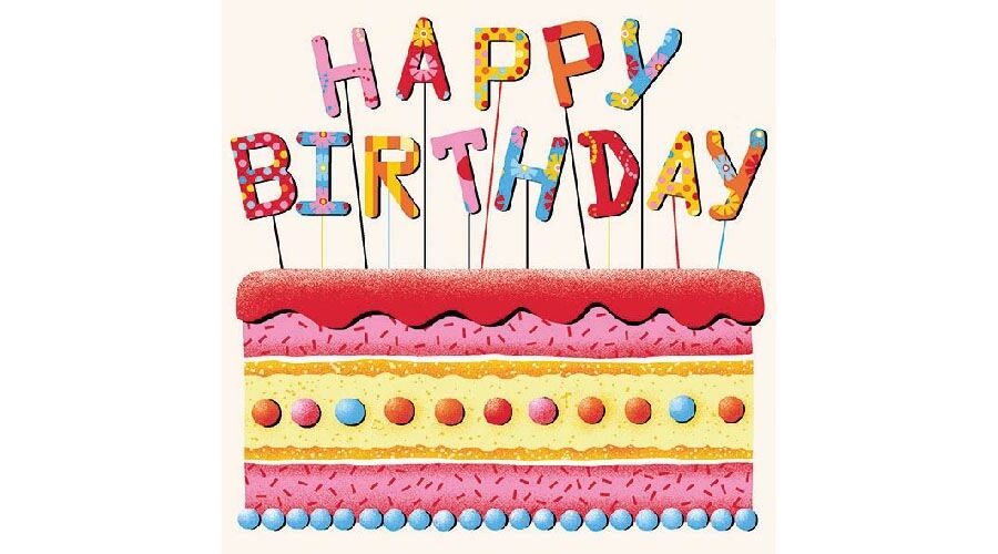 AMB.13310055 Birthday Cake papríszalvéta 33x33cm