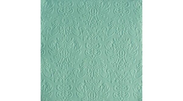 AMB.13311110 Elegance pale aqua dombornyomott papírszalvéta 33x33cm