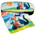 FRI.12511 Szemüvegtok textilbevonatú