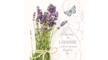 AMB.13311695 Bunch of Lavender papírszalvéta 33x33cm