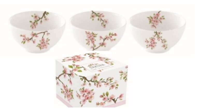 R2S.1084SAKU Porcelán tálkaszett S/3