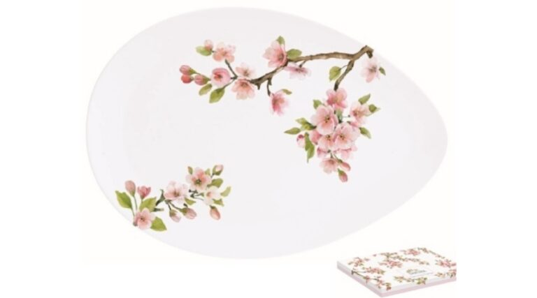 R2S.1086SAKU Porcelán kínálótál tojás forma