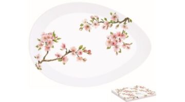 R2S.1087SAKU Porcelán kínálótál tojás forma
