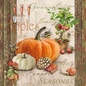 AMB.13312410 Autumn Gardening papírszalvéta 33x33cm