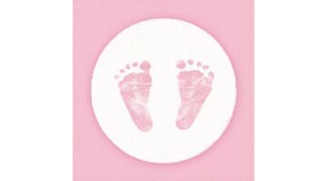 AMB.12509415 Baby Steps Girl papírszalvéta 25x25cm