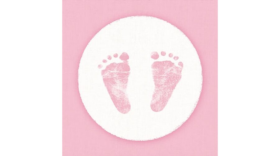 AMB.12509415 Baby Steps Girl papírszalvéta 25x25cm