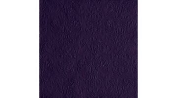 AMB.13307908 Elegance Violet dombornyomott papírszalvéta 33x33cm