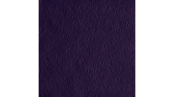 AMB.13307908 Elegance Violet dombornyomott papírszalvéta 33x33cm