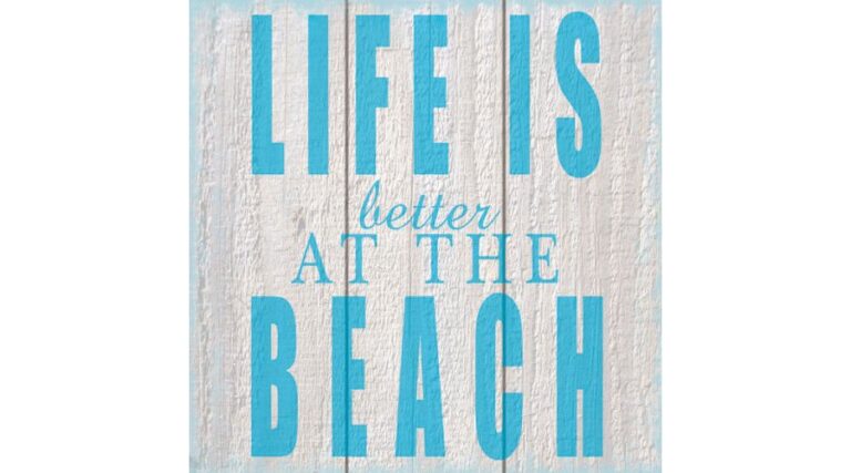 AMB.13308590 Life is better Blue papírszalvéta 33x33cm