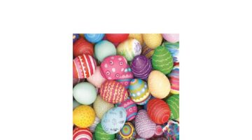 AMB.22514285 Colourful Eggs papírszalvéta 25x25cm