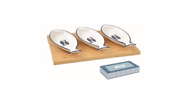 R2S.2295SEAH Porcelán halformájú tálkaszett 3db-os