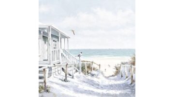AMB.13313915 Beach Cabin papírszalvéta 33x33cm