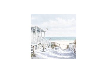 AMB.12513915 Beach Cabin papírszalvéta 25x25cm
