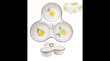 R2S.2217AMAL Porcelán kínálótál 3 részes