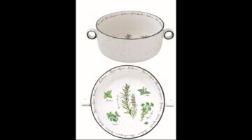 R2S.2208HERU Porcelántál füllel 20cm