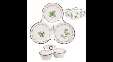 R2S.2217HERU Porcelán kínálótál 3 részes 20