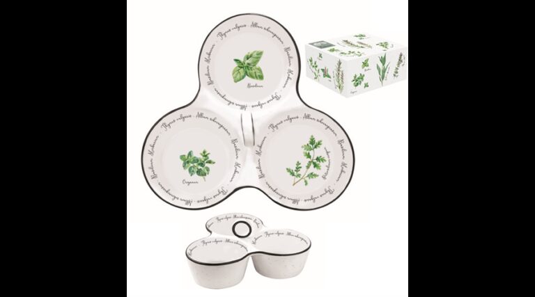 R2S.2217HERU Porcelán kínálótál 3 részes 20