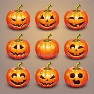 AMB.13314695 Halloween Pumpkins papírszalvéta 33x33cm