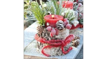 AMB.33314675 Frozen Candle papírszalvéta 33x33cm