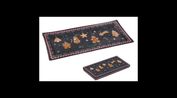 R2S.637GING Üvegtál 36x17cm