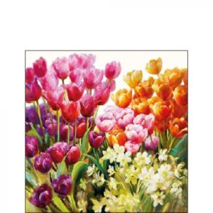 AMB.12514960 Tulips papírszalvéta 25x25cm