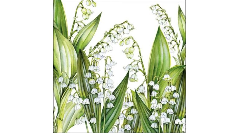 AMB.13314965 Sweet Lily papírszalvéta 33x33cm