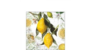 AMB.12514990 Lemon papírszalvéta 25x25cm