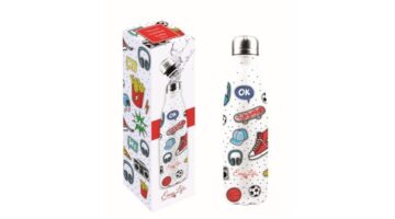 R2S.2300TEEN Duplafalú rozsdamentes acél hőtartó útipalack 500ml