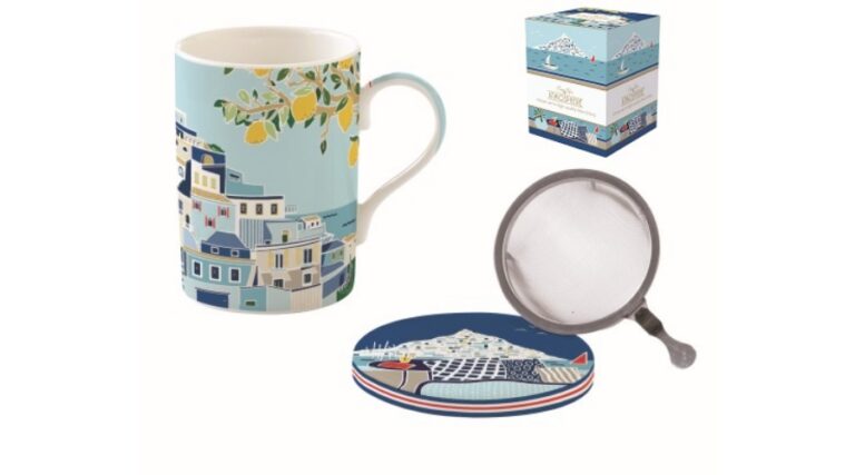 R2S.105SEAD Porcelán szűrősbögre tetővel