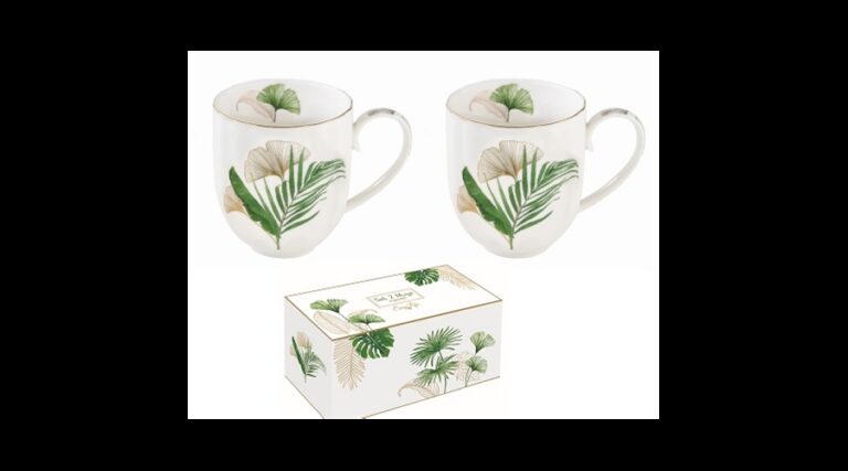 R2S.1281EXOT Porcelán bögreszett 2 db-os