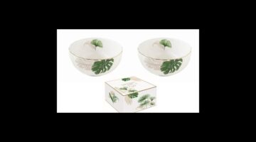 R2S.1286EXOT Porcelán tálkaszett 2 db-os