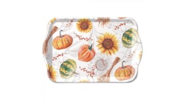 AMB.13715635 Pumpkins & Sunflowers műanyag kistálca 13x21cm