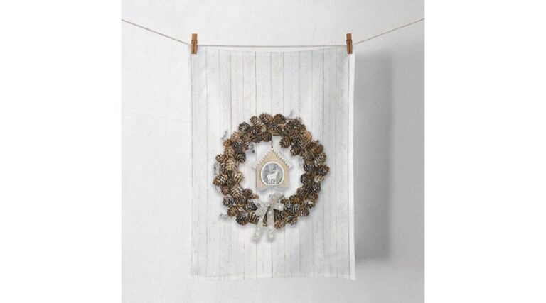 AMB.37815650 Pine Cone Wreath konyharuha 50x70cm