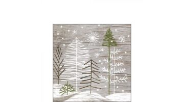 AMB.32515495 Trees On Wood papírszalvéta 25x25cm