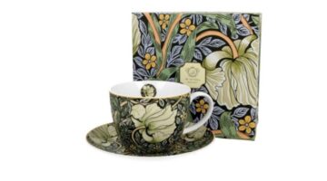 D.G.27495 Porceláncsésze+alj 400ml dobozban