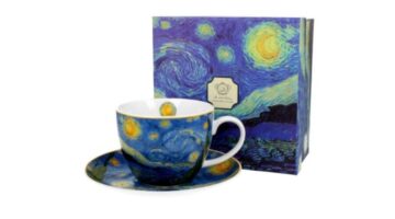 D.G.27174 Porceláncsésze+alj 470ml dobozban